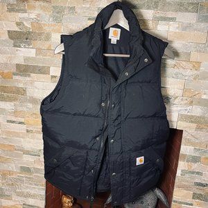 Carhartt Men's Down Vest, Sz S, Black, GUC